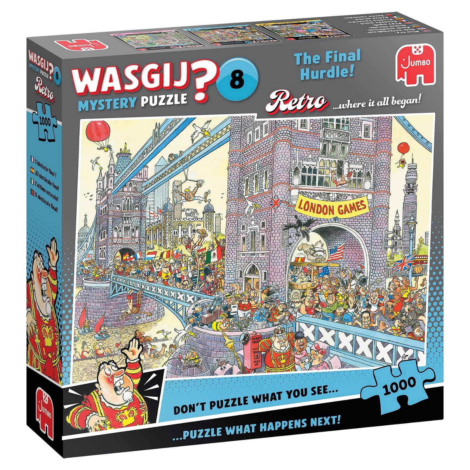 Пазл Wasgij Retro Mystery 8 The Last Hurdle 1000 деталей, фото №1