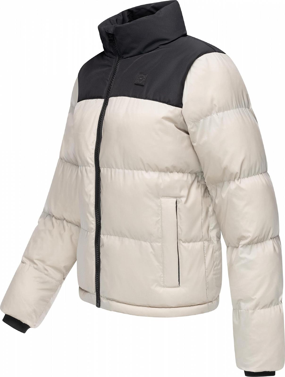 Куртка зимняя Ragwear Serah YOUMODO Женская Короткая Цветная Блокировка Теплая Куртка стеганая с воротником-стойкой, фото №2