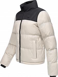 Куртка зимняя Ragwear Serah YOUMODO Женская Короткая Цветная Блокировка Теплая Куртка стеганая с воротником-стойкой synthetic.ua - Фото 1