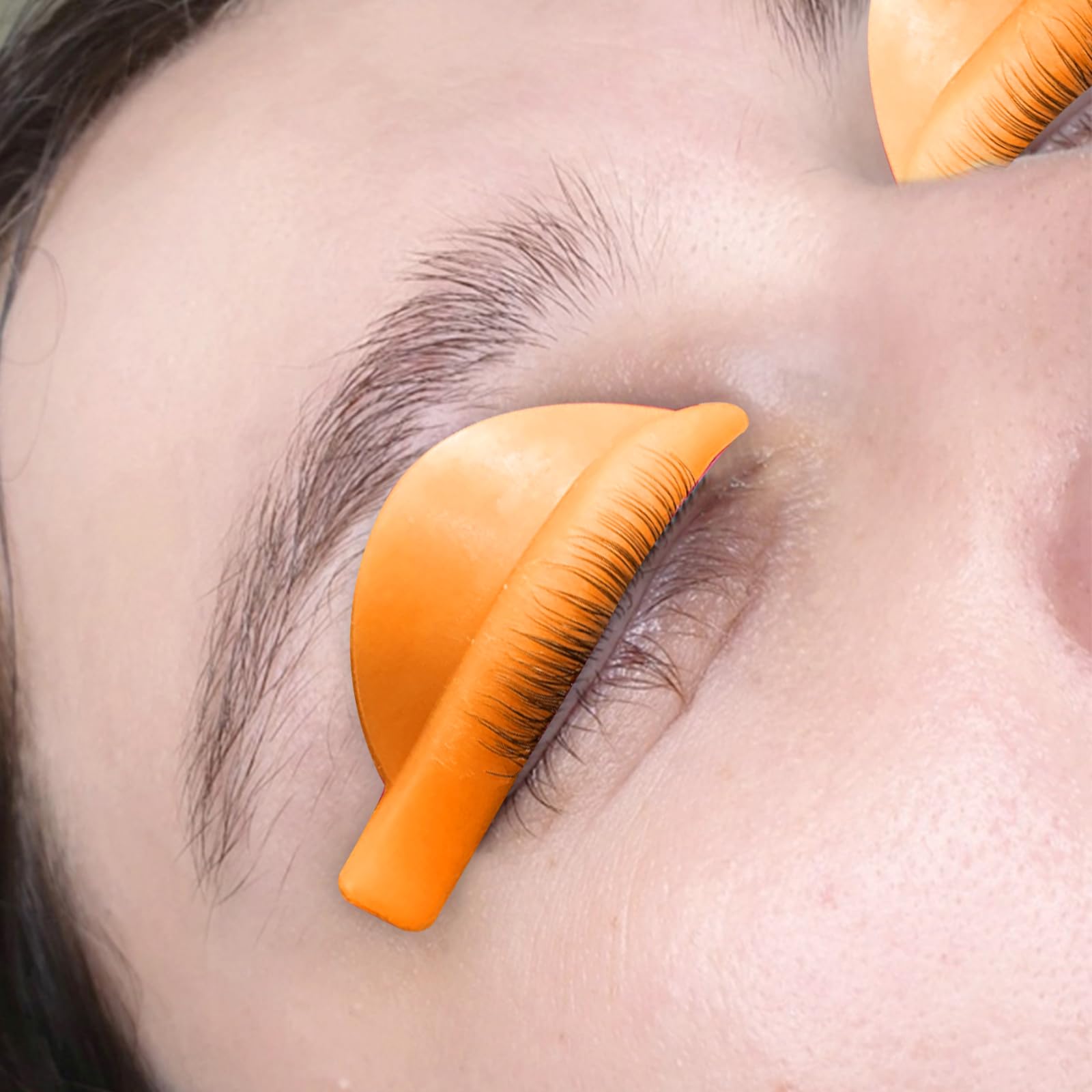 Подушечки для завивки вій WLLHYF Lash Lift Shield Silicone Lash Lift Lamination Pad 10 шт/5 розмірів C Curl Помаранчевий, фото №6