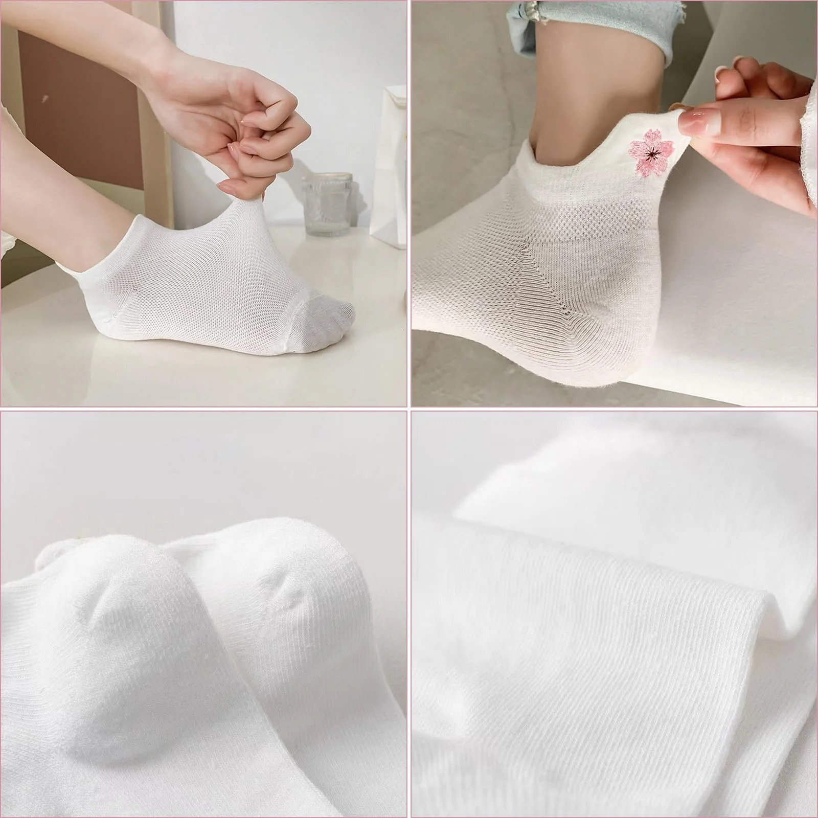 Шкарпетки Жіночі Ankle Квіткові візерунки (6 пар), фото №7 Шкарпетки Жіночі Ankle Квіткові візерунки (6 пар), фото №7