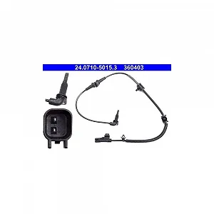 Датчик скорости вращения колеса ATE 24.0710-5015.3 для OPEL SAAB VAUXHALL CHEVROLET - Фото 1