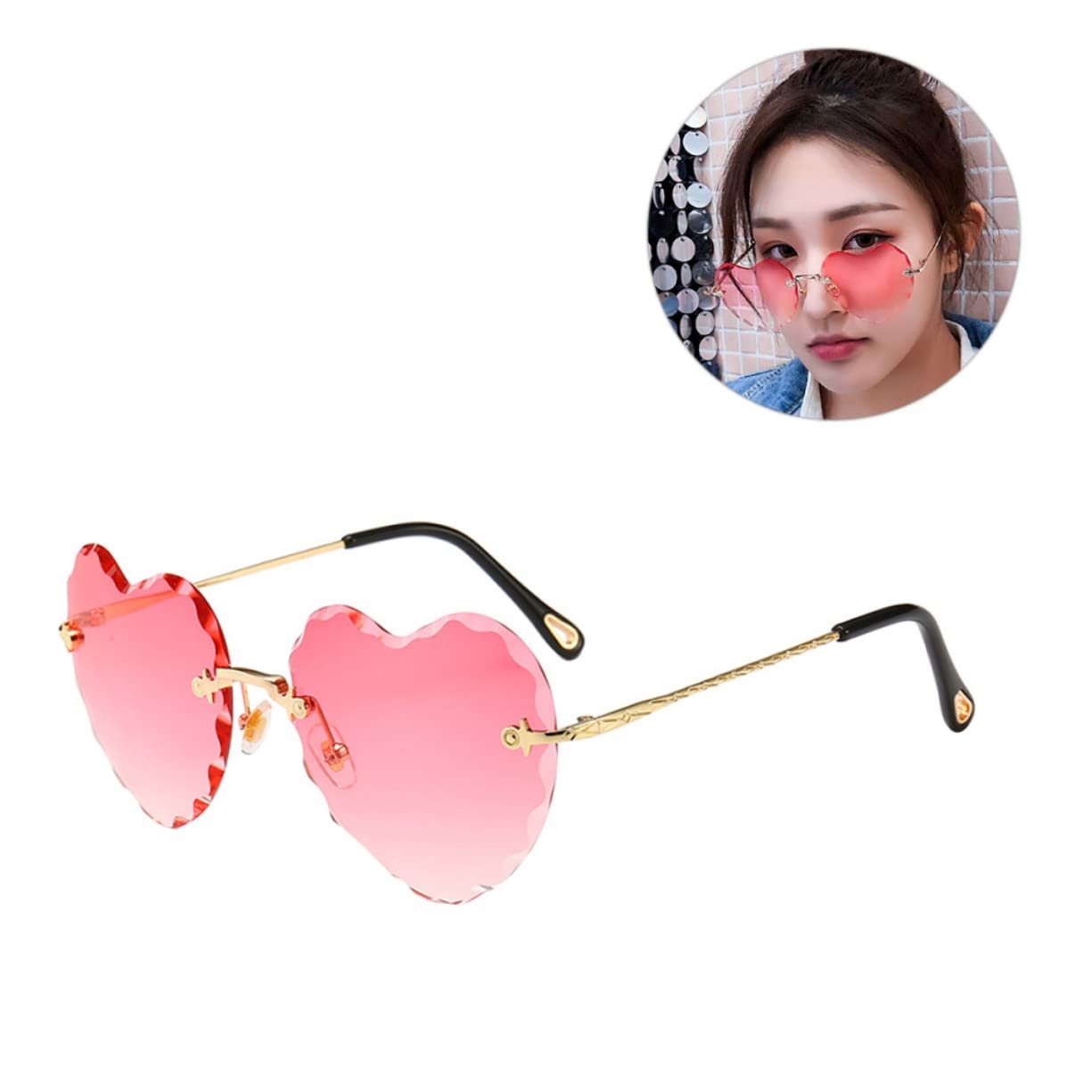 Сонцезахисні окуляри Без оправи PACKOVE Набір з 3 окулярів з прозорими лінзами, фото №5