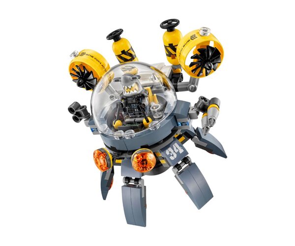 Конструктор LEGO NINJAGO Летающая субмарина Медуза (70610), фото №3
