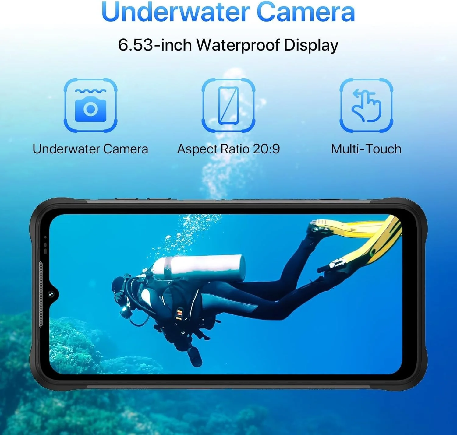 Сматфон 6.53'' UMIDIGI X20 6+6/128Gb 4G 2-SIM NFC 8 ядер 20/8Мп Android 13 Чорний, фото №8