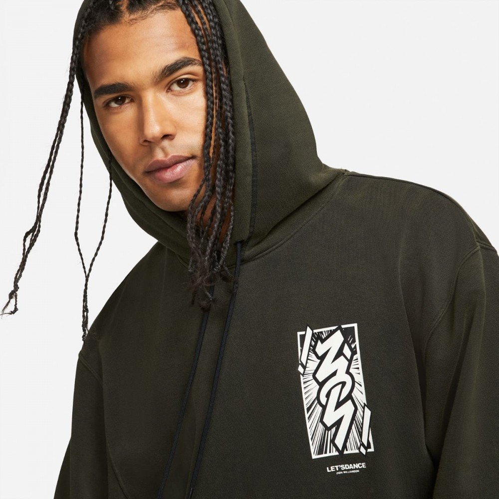 Світшот JORDAN M ZION DF PERF FLC HOODIE S, фото №2