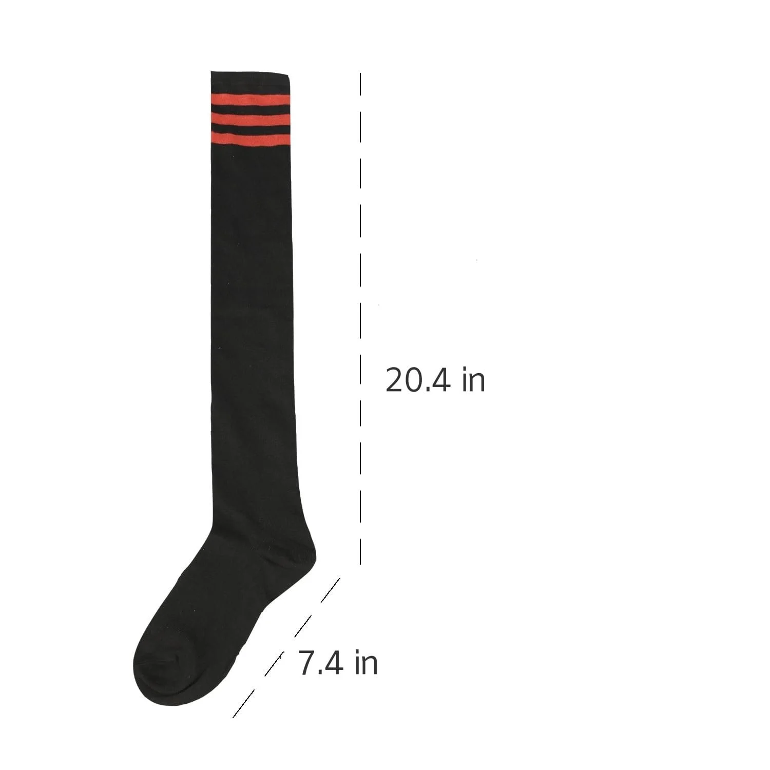 Полосатые чулки Overknee, фото №3