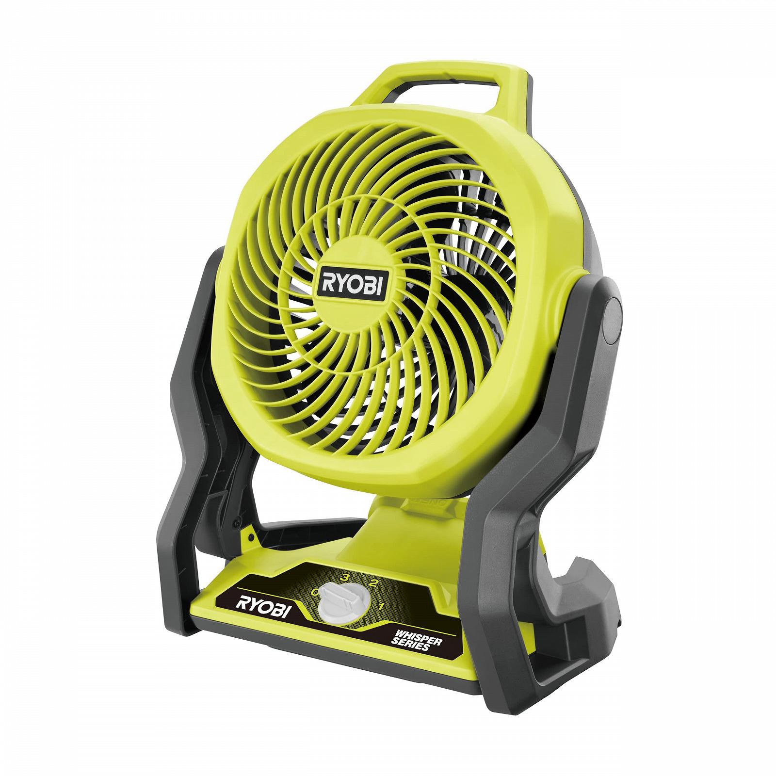 Вентилятор Ryobi ONE+ RF18-0 акумуляторний 18V, компактний, портативний, головка 19 см, фото №1