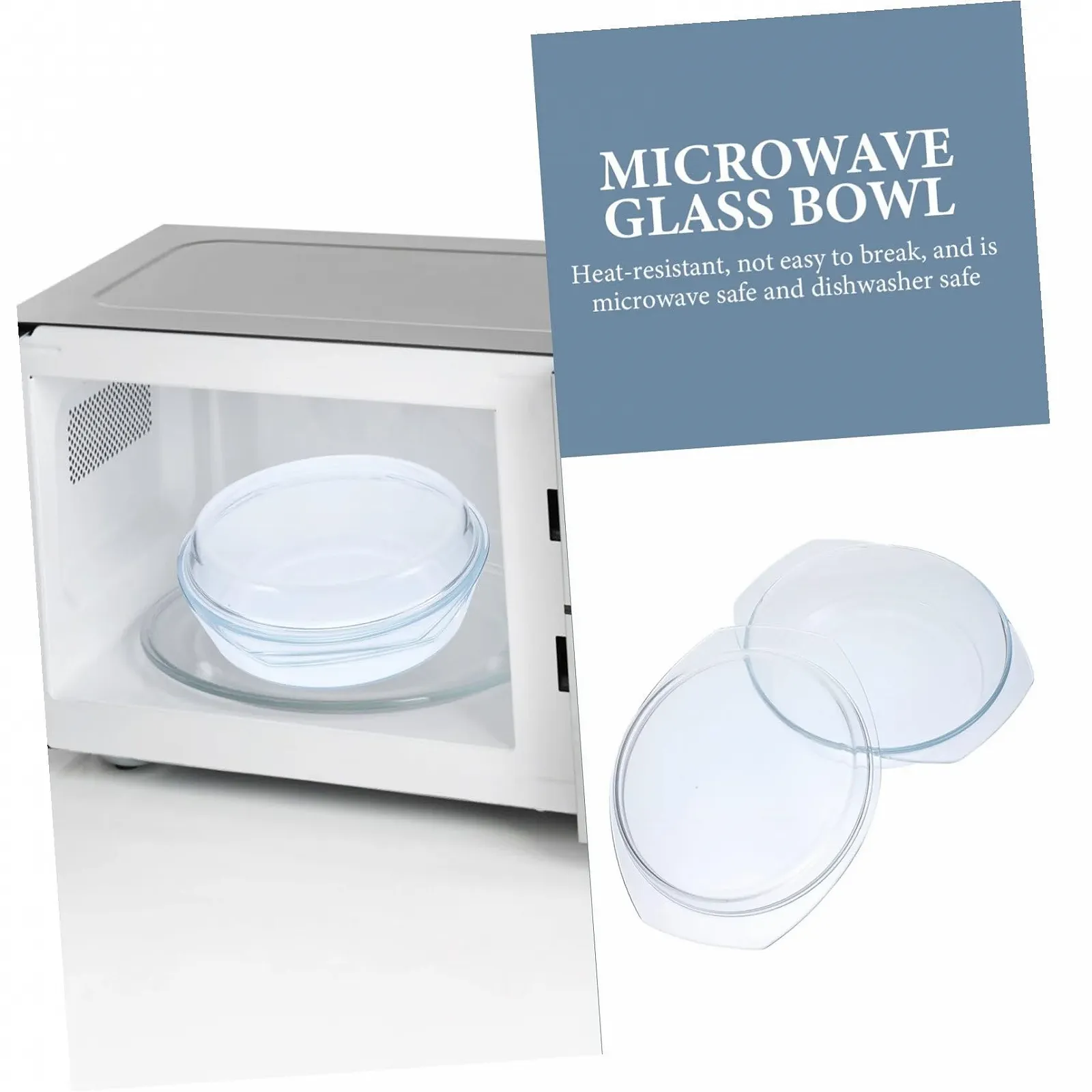 Форма для запекания TOYANDONA Стеклянная с крышкой Прозрачная Термостойкая, фото №5