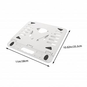 Підставка для ноутбука Holibanna складана регульована з функцією охолодження портативна для ліжка та столу ергономічна для економії місця підходить для ноутбука планшета книги synthetic.ua - Фото 1