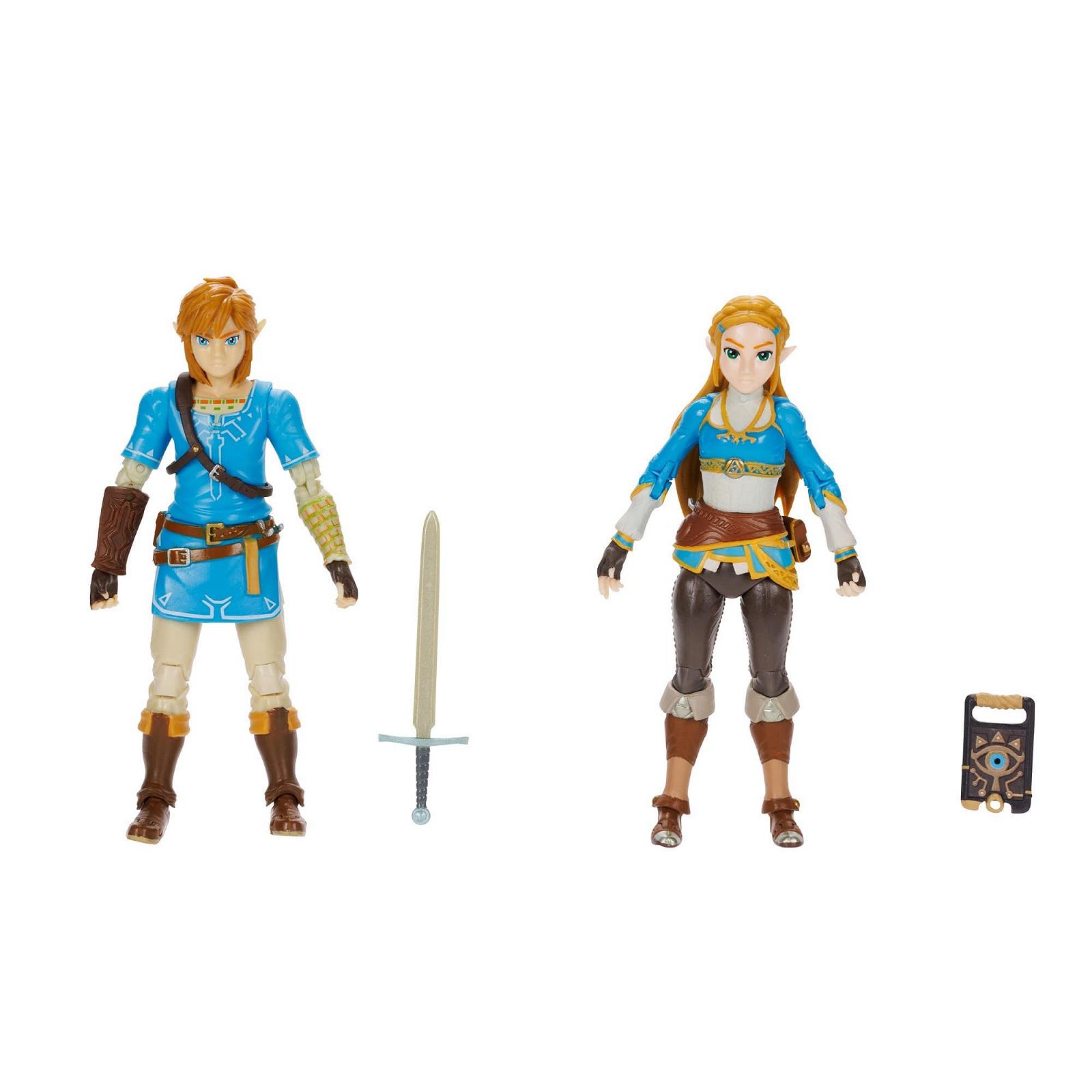 Фигурка Nintendo The Legend of Zelda Link и Zelda, 11 см, фото №10