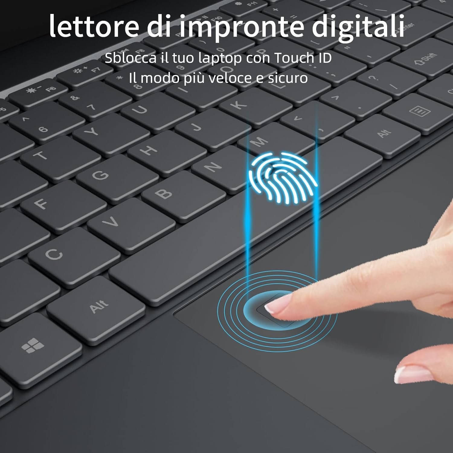 Сенсорний ноутбук 13.5" Morostron LeadBook T6 Intel N95 RAM 16GB SSD 512GB Windows 11 Алюмінієвий корпус (UKR), фото №6