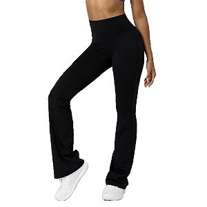 Для йоги Bootcut BSLVWGДля женщин с высокой талией, расклешенные леггинсы с широкими штанинами, контроль живота,Для тренировок в спортзале, повседневные рабочие расклешенные , фитнес-тайтсы - Фото 1