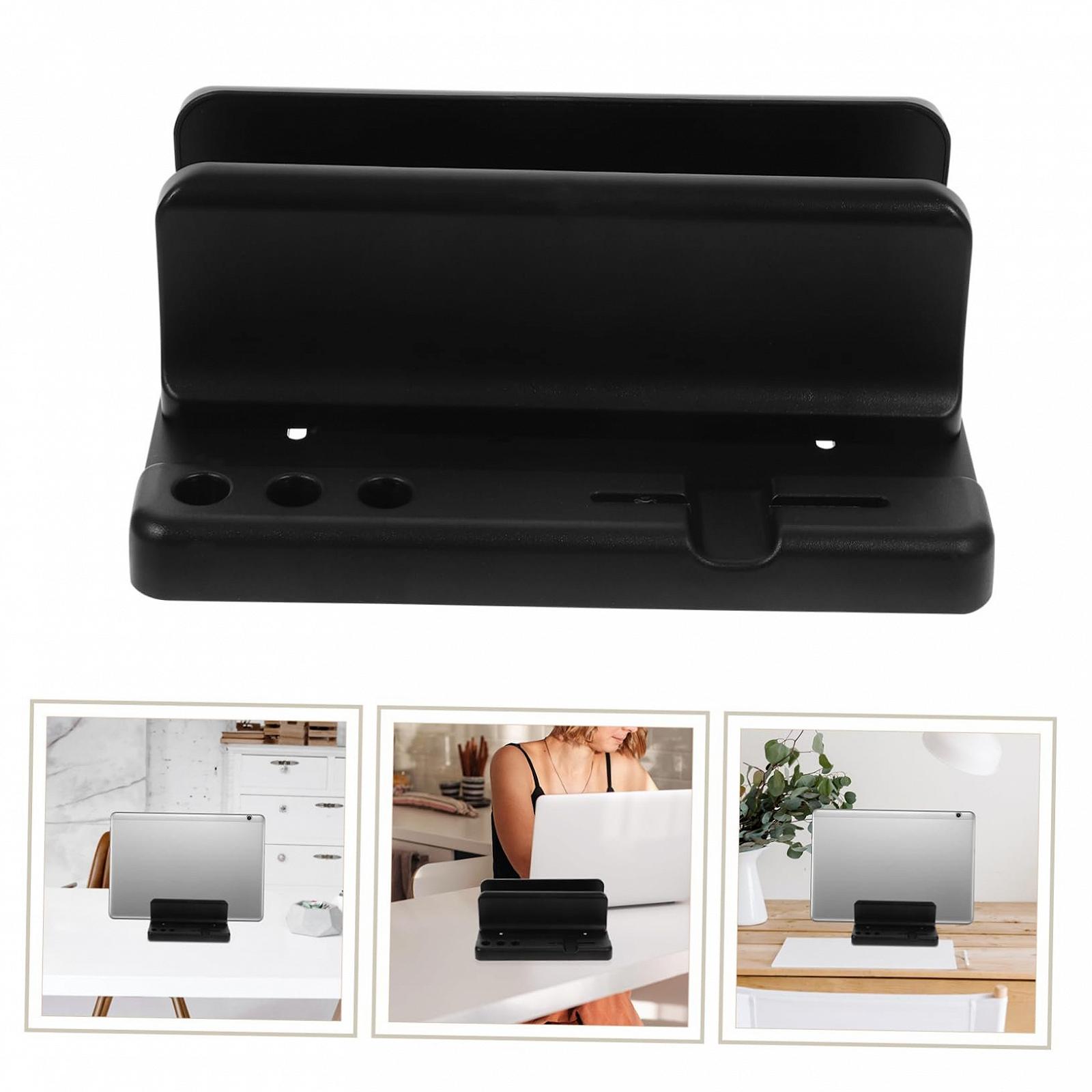 Вертикальная подставка для ноутбука DOITOOL, совместимая с MacBook Pro, прочный и легкий держатель для эффективного хранения на рабочем столе, черный, фото №4