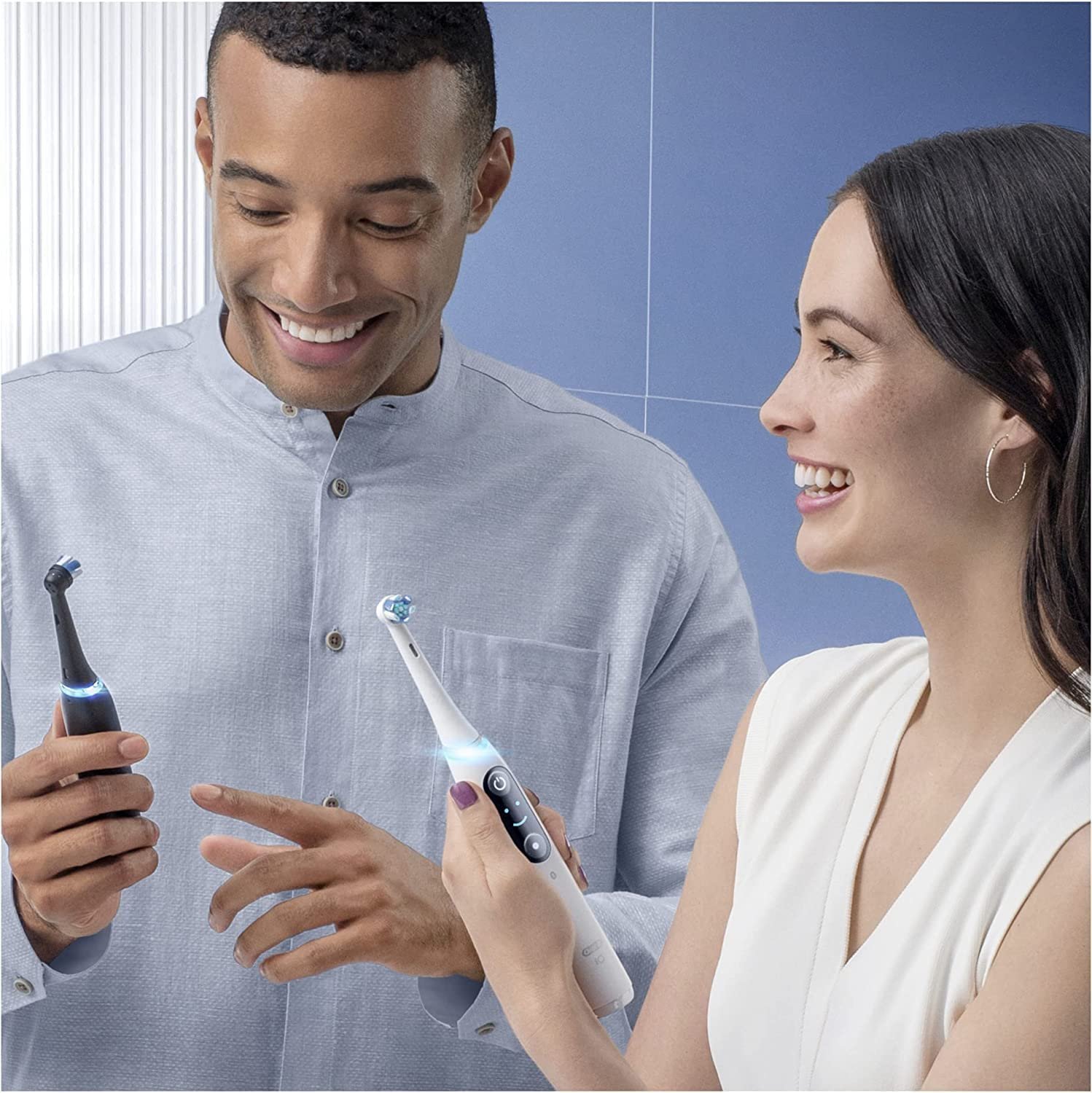 Электрическая зубная щетка Oral-B iO Series 8 Plus Edition, двойная упаковка и 3 сменные головки + 2 Ultimate Cleaning & 2 Gentle Cleaning, 6 режимов чистки, черный/фиолетовый, фото №11