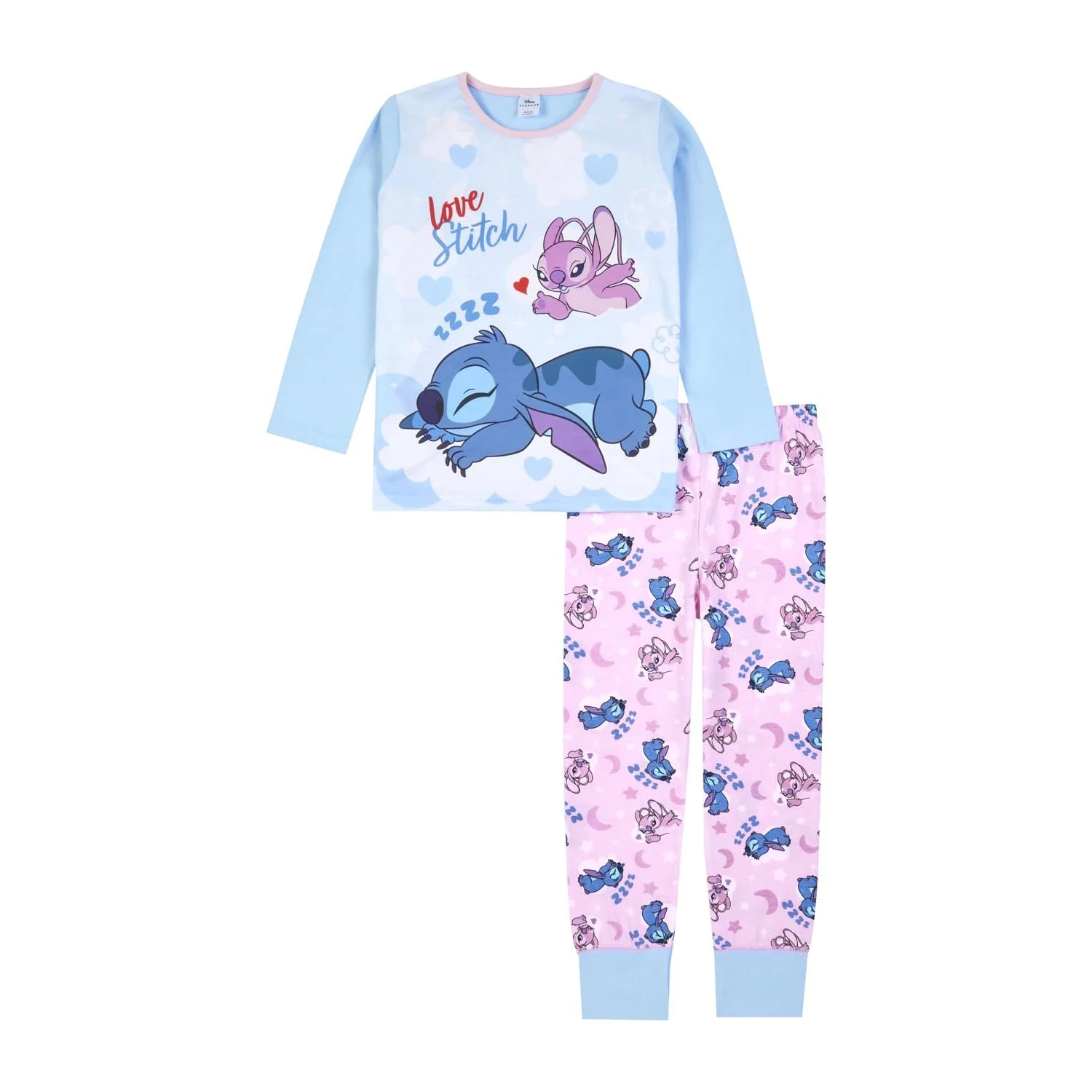 Пижама Disney Lilo & Stitch для девочек Stitch Одежда для сна для девочек Официальный продукт Stitch, фото №1 Пижама Disney Lilo & Stitch для девочек Stitch Одежда для сна для девочек Официальный продукт Stitch, фото №1