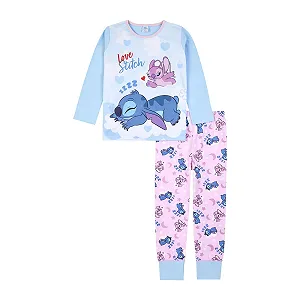 Пижама Disney Lilo & Stitch для девочек Stitch Одежда для сна для девочек Официальный продукт Stitch - Фото 1