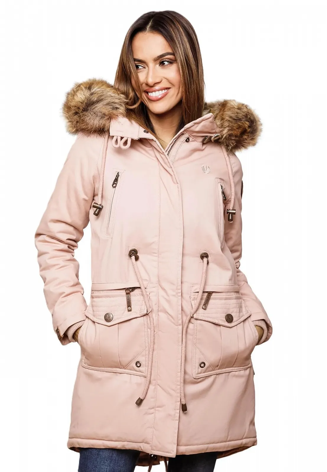 Женская зимняя парка Navahoo B824 с теплой подкладкой и капюшоном, фото №7