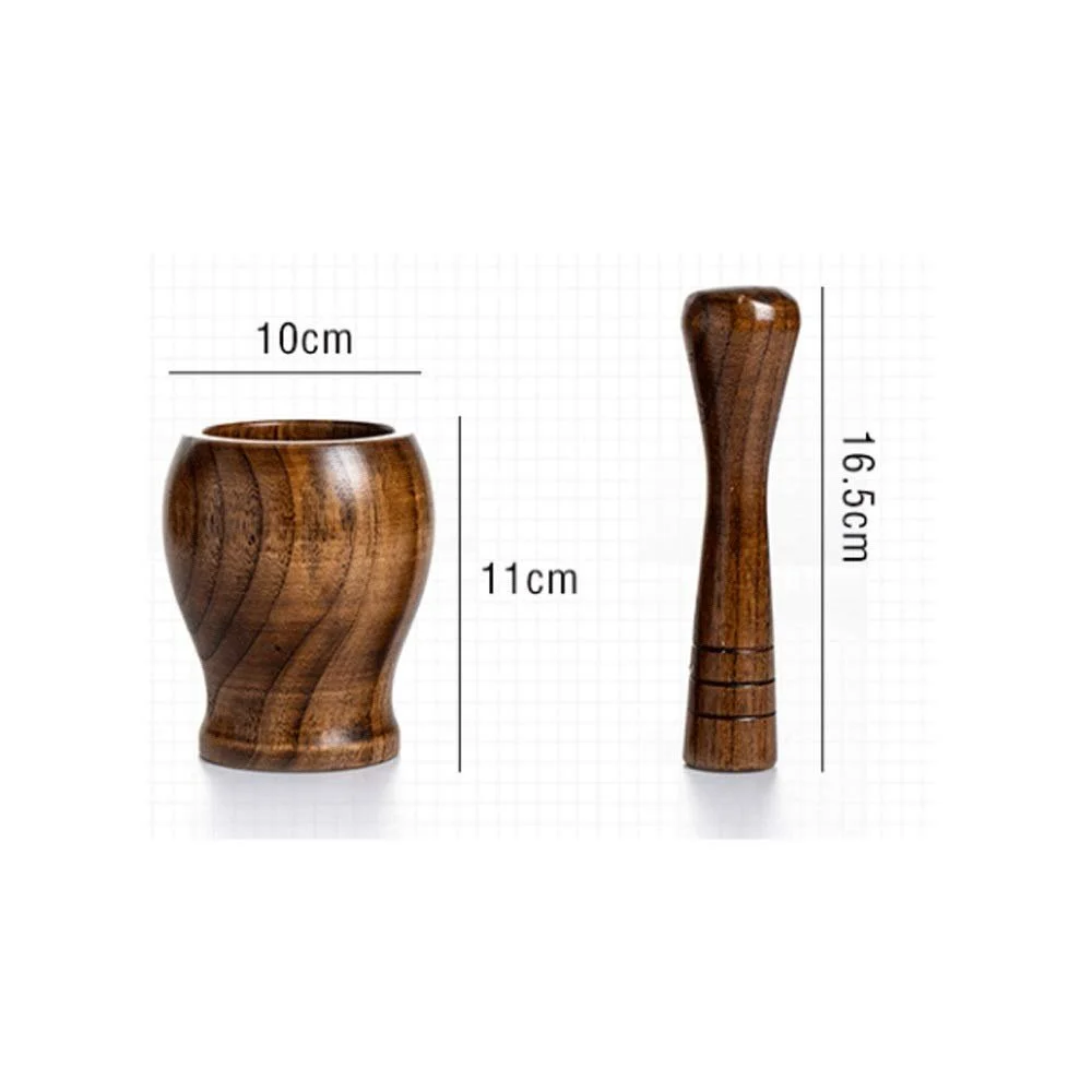 Ступка Дерев'яна для часнику, Прямокутна, дерев'яний товкачик, фото №5 Ступка Дерев'яна для часнику, Прямокутна, дерев'яний товкачик, фото №5