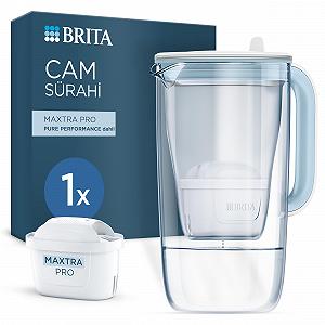 Купити Фільтр-глечик для води BRITA Glass 2.5 л Light Blue - Фото 1 Фільтр-глечик для води BRITA Glass 2.5 л Light Blue - Фото 1