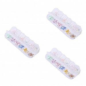 Стрази для нігтів Healeved, 12 кольорів - Фото 1