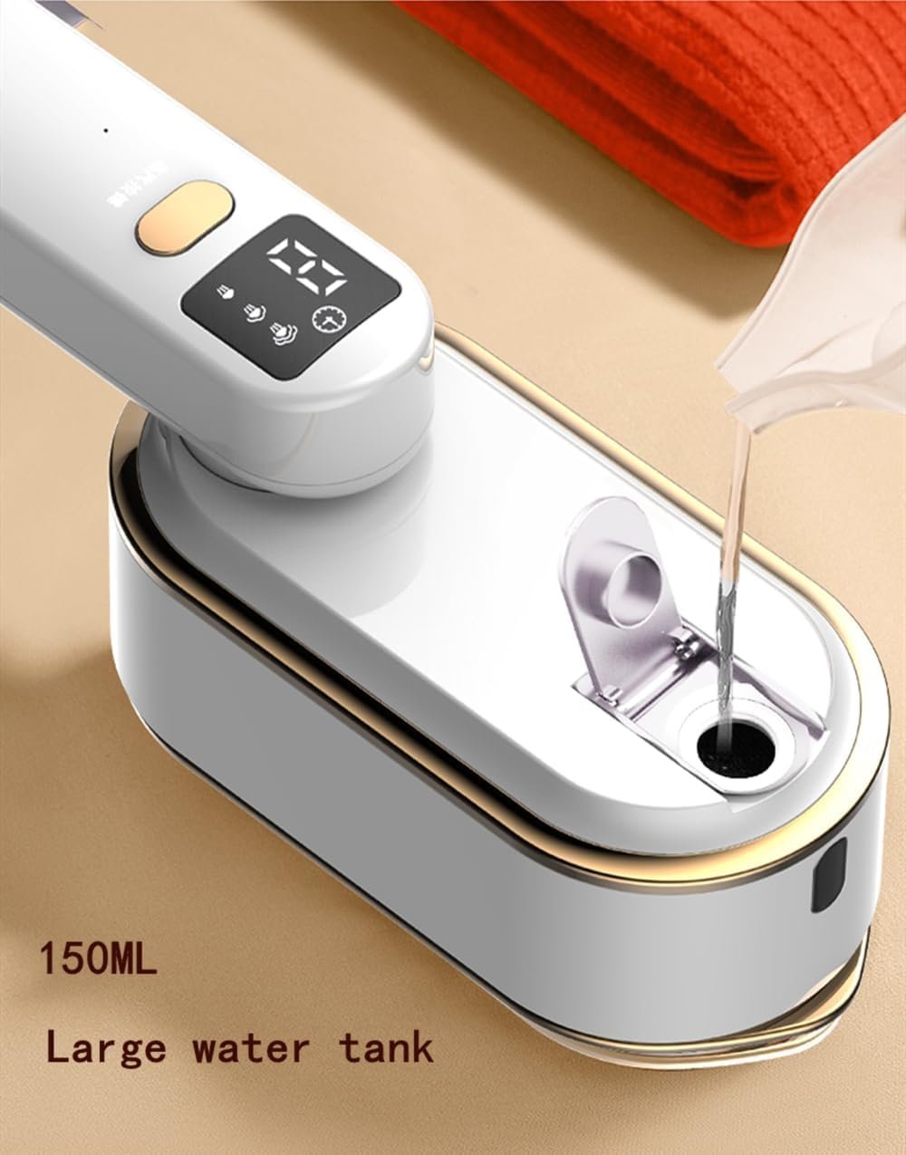 Ручний відпарювач 1200 Вт 150 мл 3 рівні пари портативний складаний, фото №5