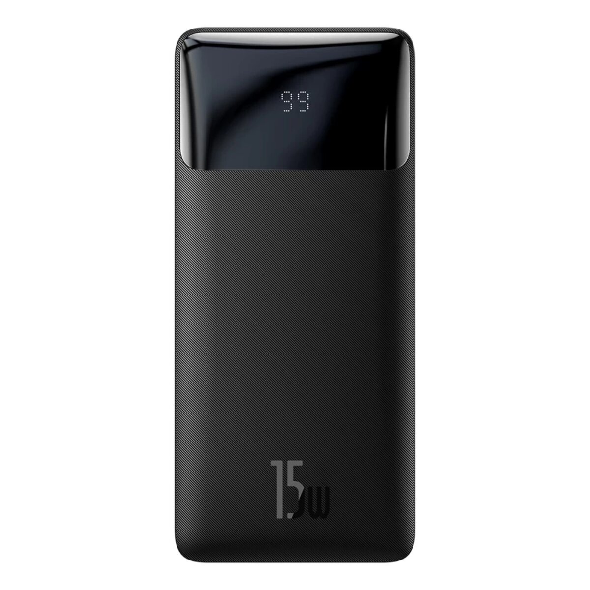 Зовнішній акумулятор Baseus Bipow Digital Display Power Bank 10000mAh 15W Black, фото №1