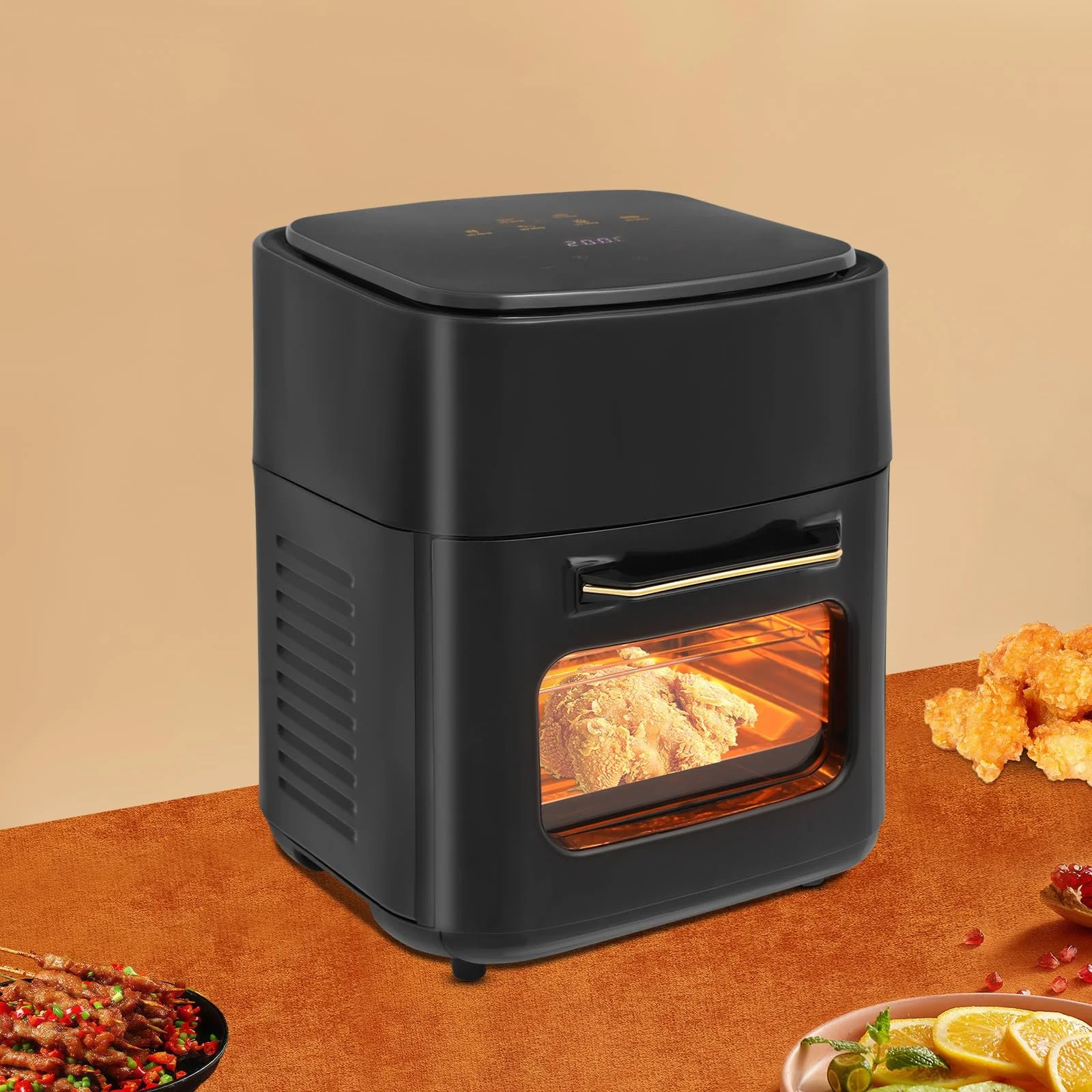 Мультипіч 15L 220V 1400W Сенсорний екран Технологія 360° 80-200°C Чорна, фото №5