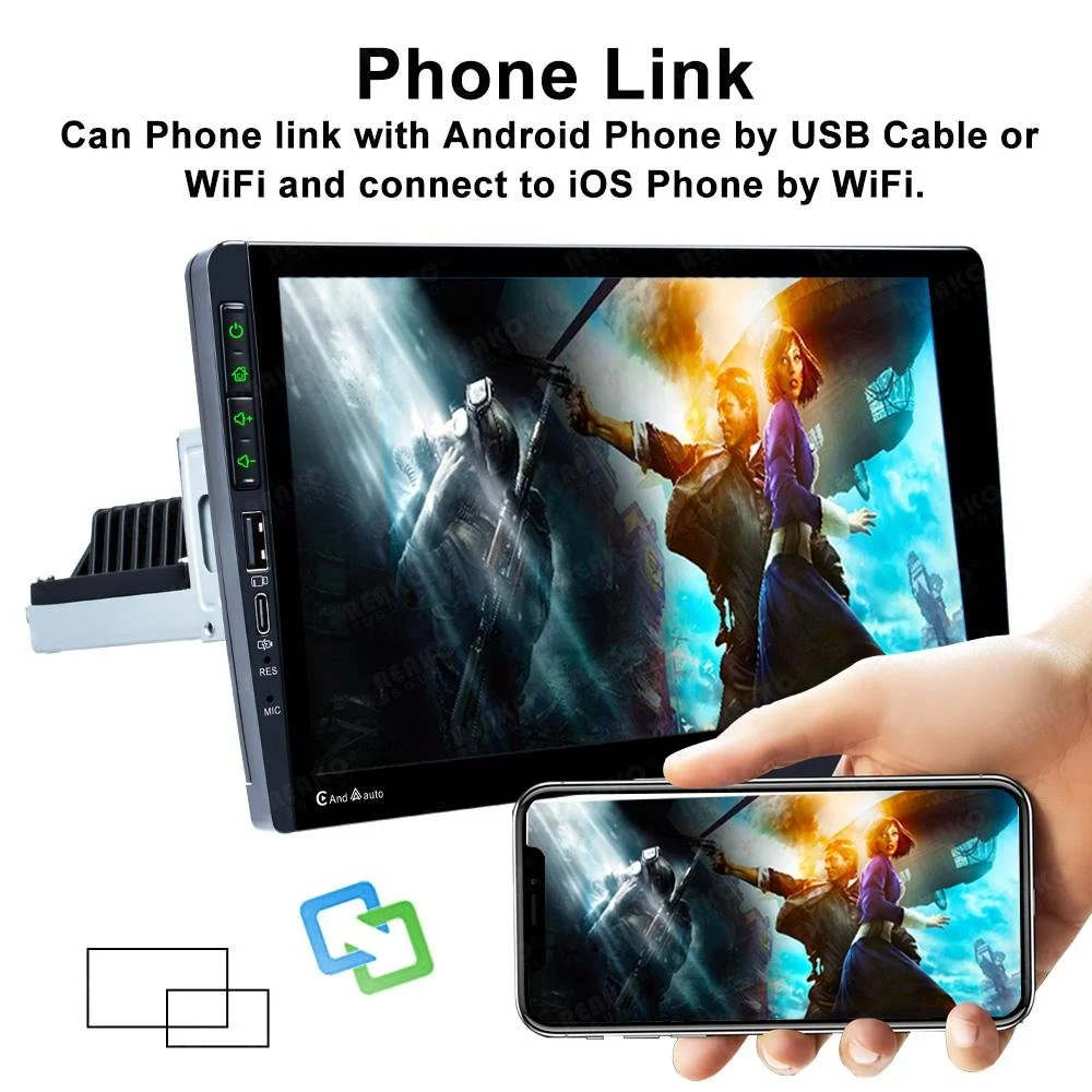 Автомагнитола Hikity / 9" / Сенсорная / 2/32Гб / Android 12 / Bluetooth / WI-FI / GPS / USB / microSD slot / 1DIN, фото №4 Автомагнитола Hikity / 9" / Сенсорная / 2/32Гб / Android 12 / Bluetooth / WI-FI / GPS / USB / microSD slot / 1DIN, фото №4