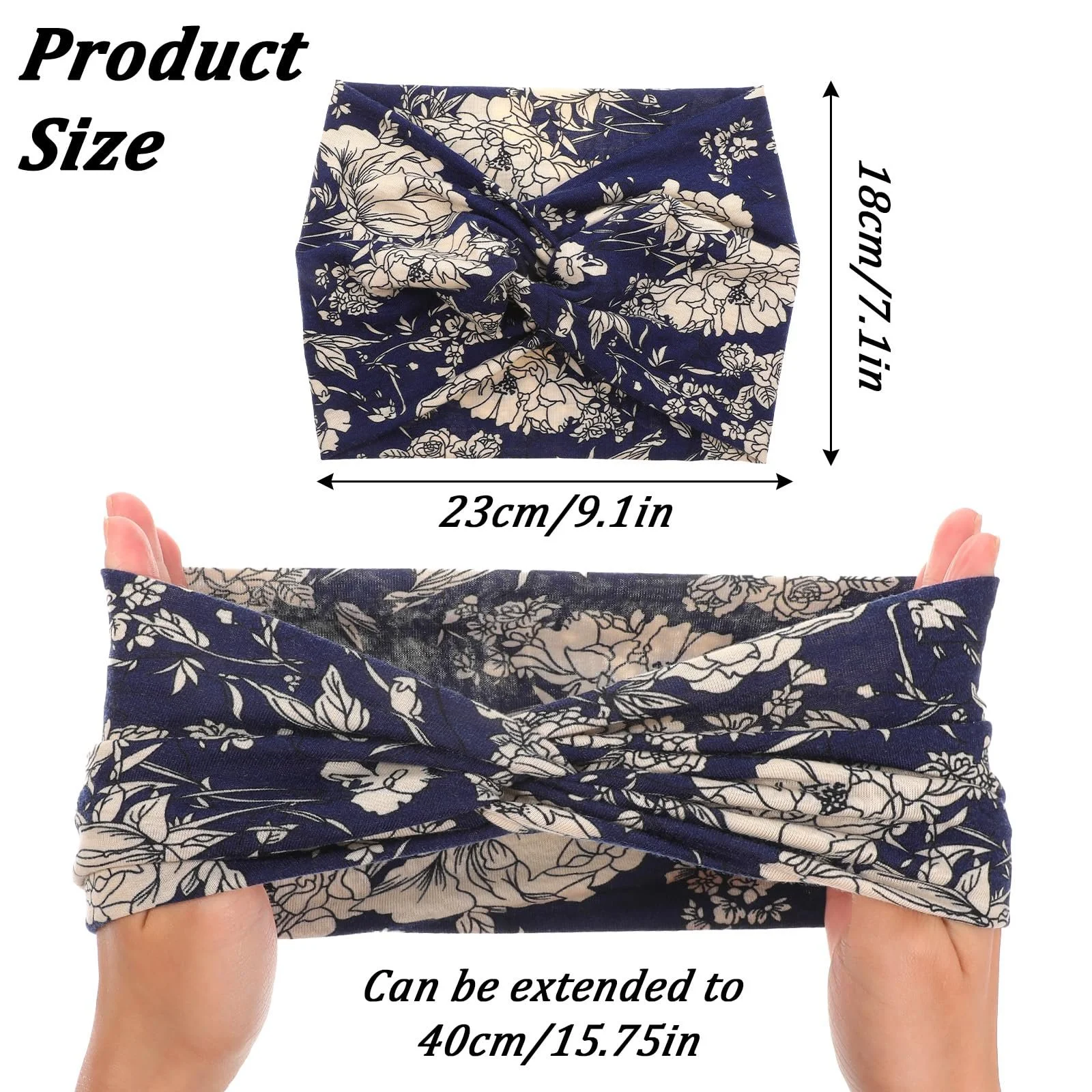 Пов'язка на голову в стилі бохо, фото №5