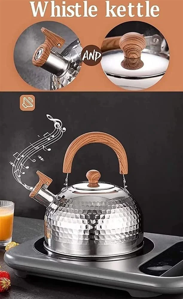 Чайник-свистунець з нержавіючої сталі, фото №2 Чайник-свистунець з нержавіючої сталі, фото №2