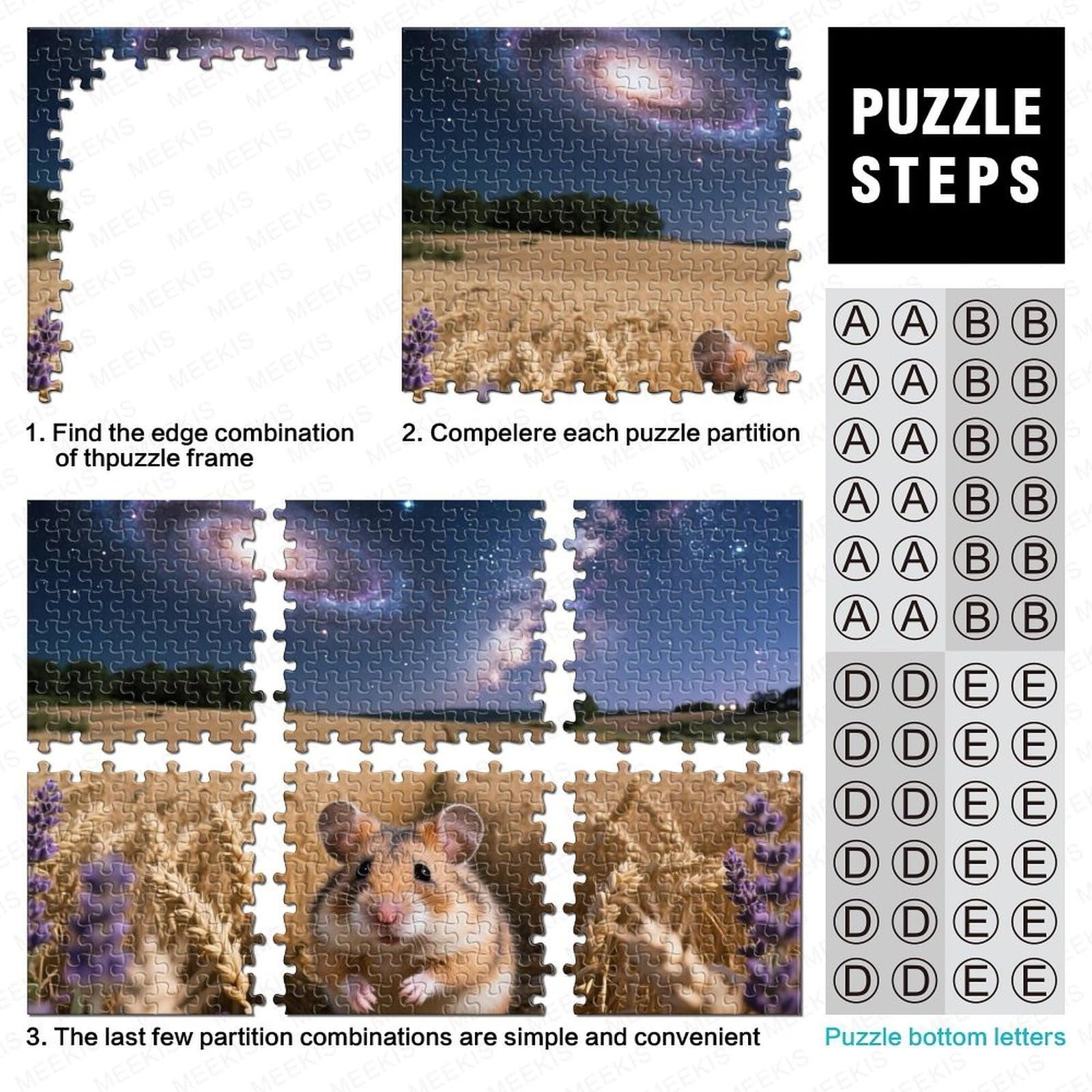 Пазл Golden Bear Хомяк 1000 элементов 38 x 26 см, фото №4 Пазл Golden Bear Хомяк 1000 элементов 38 x 26 см, фото №4