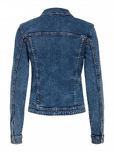 Куртка джинсовая ONLY LIFE DNM JACKET BB MB BEX02 NOOS Medium Blue Темно-синий S synthetic.ua - Фото 1