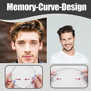 Набор обручей для волос унисекс Волна Черный synthetic.ua - Фото 1