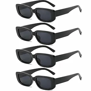 Сонцезахисні окуляри Dwenarry Прямокутні Вінтажні Вечірні 4 шт - Фото 1