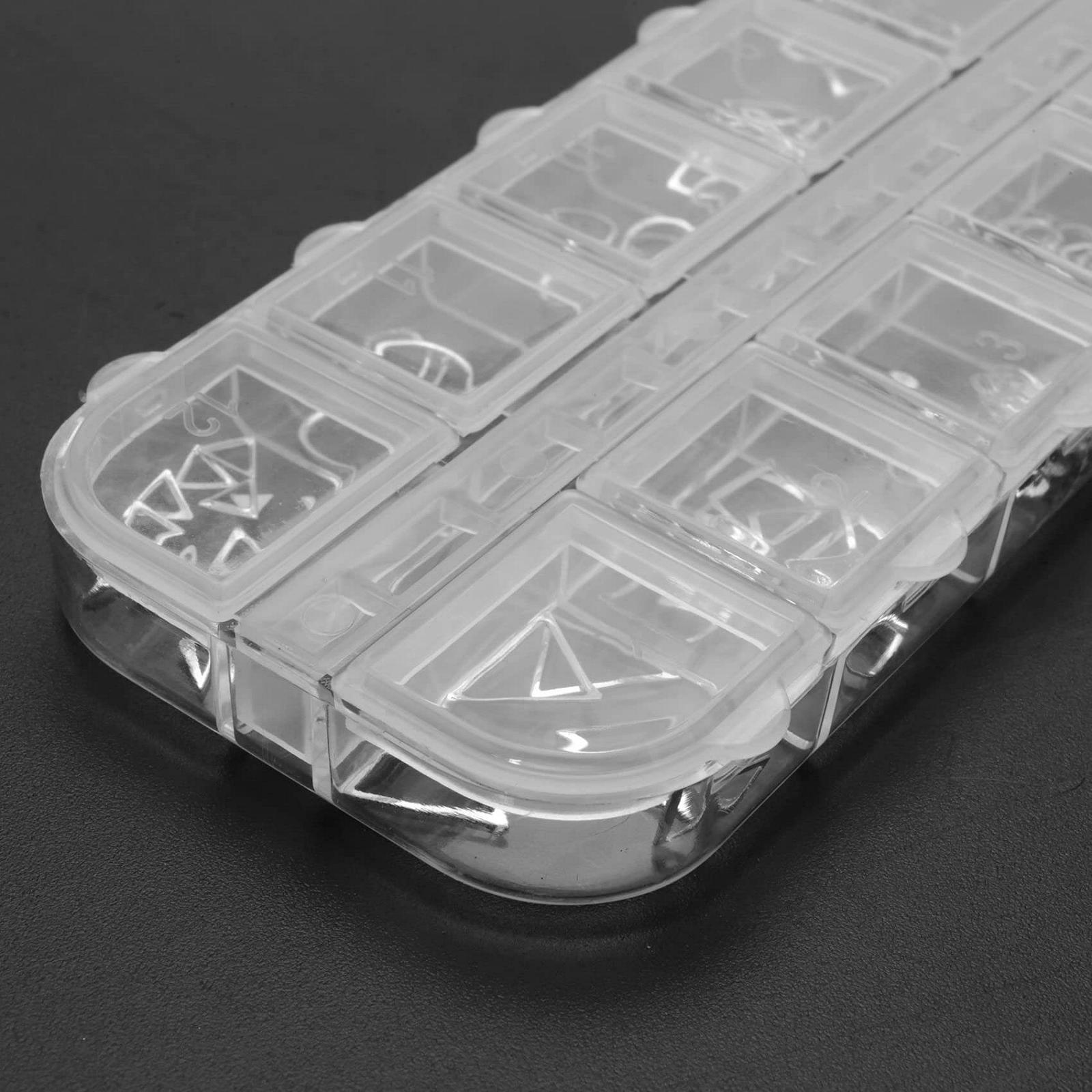 Стрази Booso 3D-інструмент для манікюру 8# срібний, фото №7