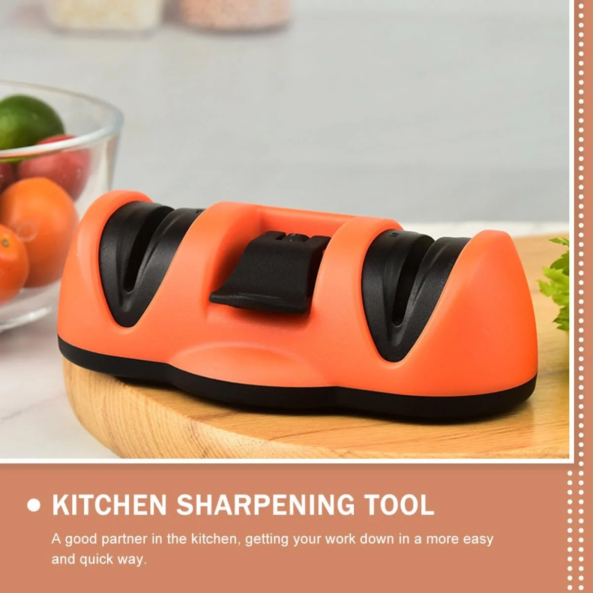 Точилка для ножей Veemoon ручная с присоской пластиковая многофункциональная, фото №9