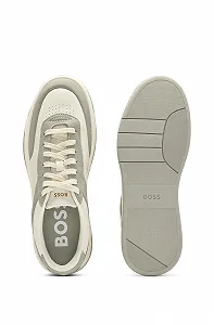 Кросівки BOSS Baltimore шкіряні двоколірні synthetic.ua - Фото 1