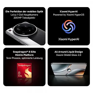 Смартфон Xiaomi 15 Ultra 16 + 512 GB 200 Мп Leica 120Hz WQHD+ AMOLED Snapdragon 8 Elite 5410 мАг 90 Вт Dual SIM Black ціна на synthetic.ua - Фото 1 Смартфон Xiaomi 15 Ultra 16 + 512 GB 200 Мп Leica 120Hz WQHD+ AMOLED Snapdragon 8 Elite 5410 мАг 90 Вт Dual SIM Black synthetic.ua - Фото 1