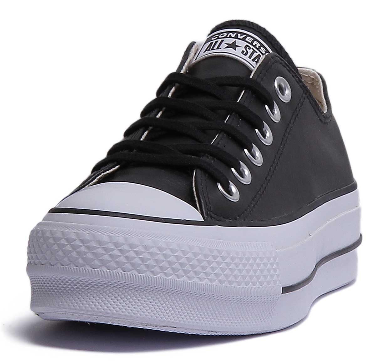 Кеды Converse Chuck Taylor All Star Lift OX Chucks 561681C Черный/Белый, фото №6
