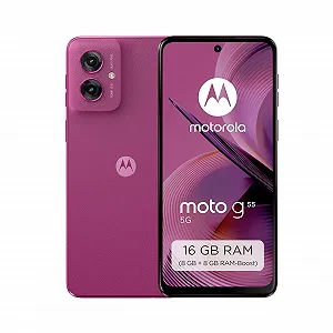 Смартфон Motorola Moto g55 5G 6.49" FHD+ 50 MP 8/256 GB 5000 мАч Android 14 с защитным чехлом Фиолетовый - Фото 1