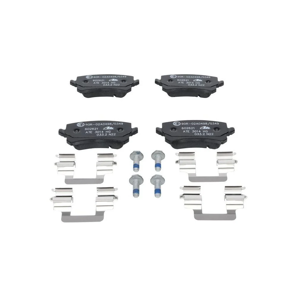 Комплект тормозных колодок, дисковый тормоз ATE 13.0460-2621.2 для VAG, задний мост, фото №1 Комплект тормозных колодок, дисковый тормоз ATE 13.0460-2621.2 для VAG, задний мост, фото №1