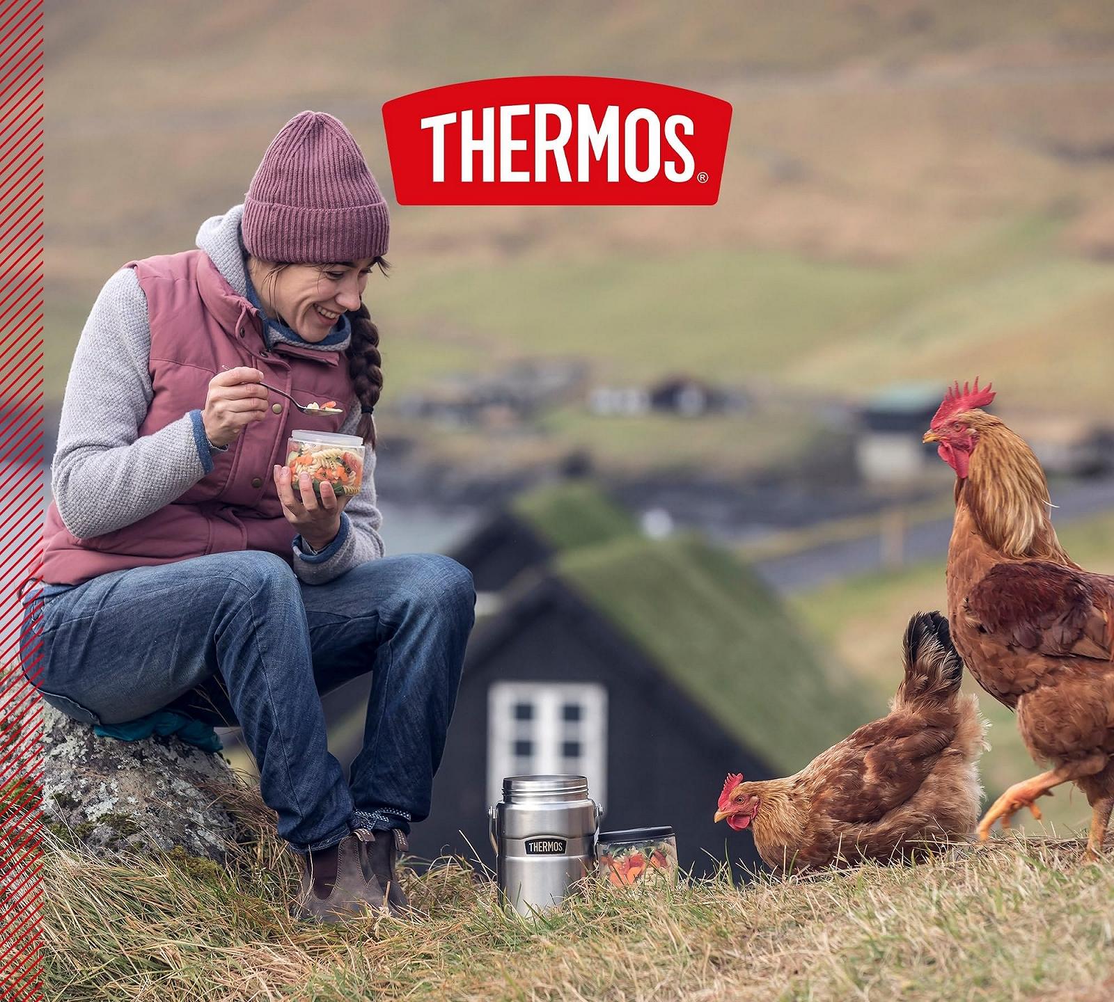 Термос для їжі Thermos STAINLESS KING 1,20 л Stainless Steel Silver, фото №5 Термос для їжі Thermos STAINLESS KING 1,20 л Stainless Steel Silver, фото №5