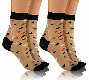 Шкарпетки Sesto Senso Nylon Pattern Ultra Thin, 2 пари - Фото 1