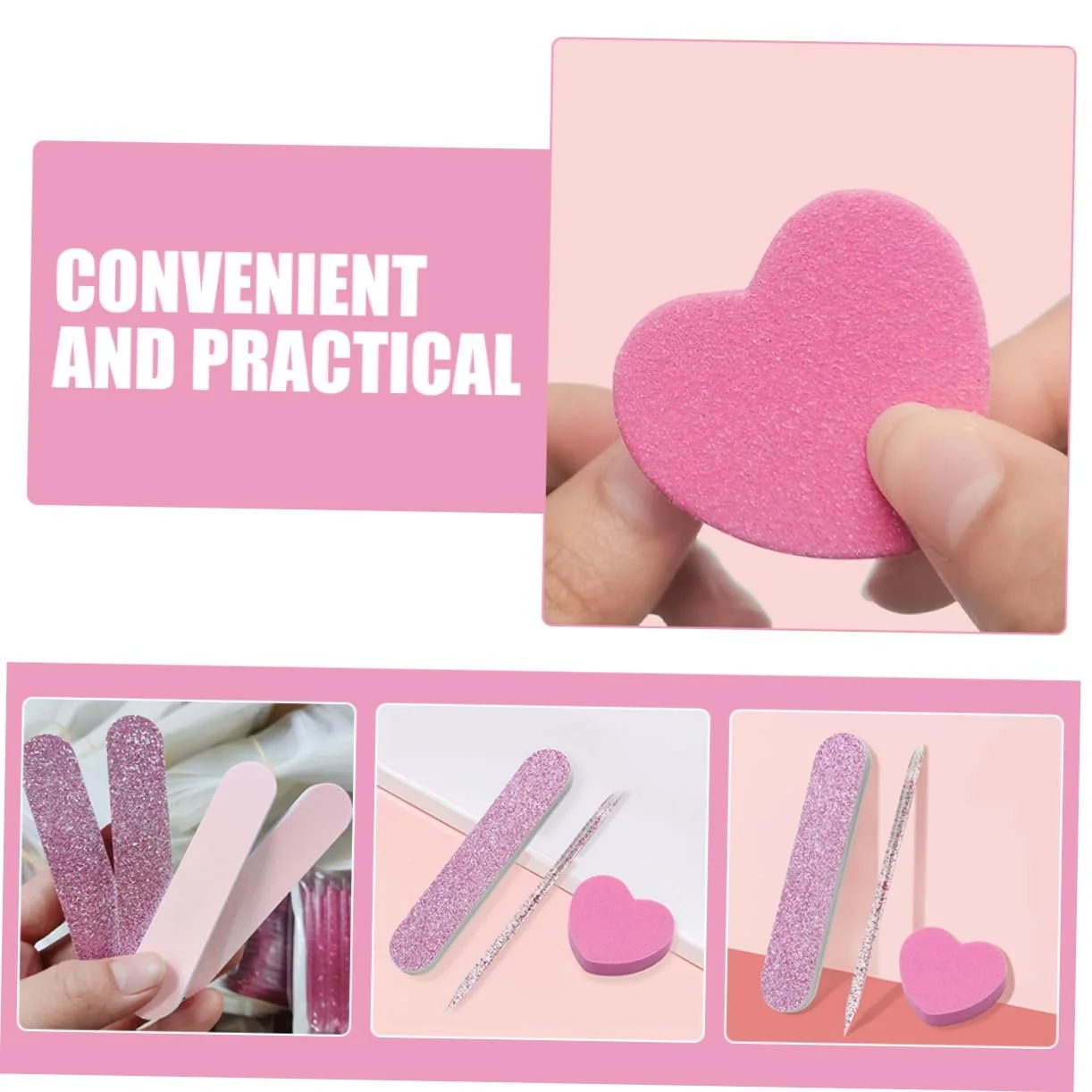 Набор для маникюра CALLARON 20 шт. Пилочки для ногтей, бафы для полировки, фото №9 Набор для маникюра CALLARON 20 шт. Пилочки для ногтей, бафы для полировки, фото №9