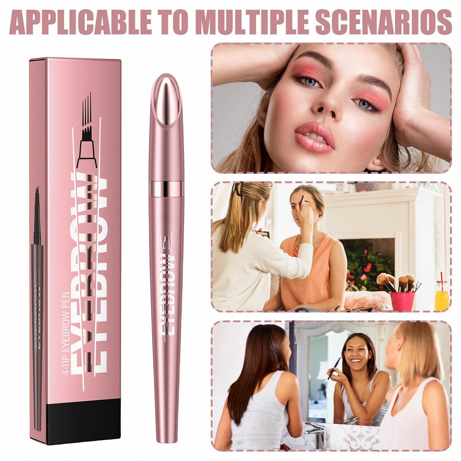 Олівець для брів Microblading 3D 4 Головки Водостійкий, фото №4