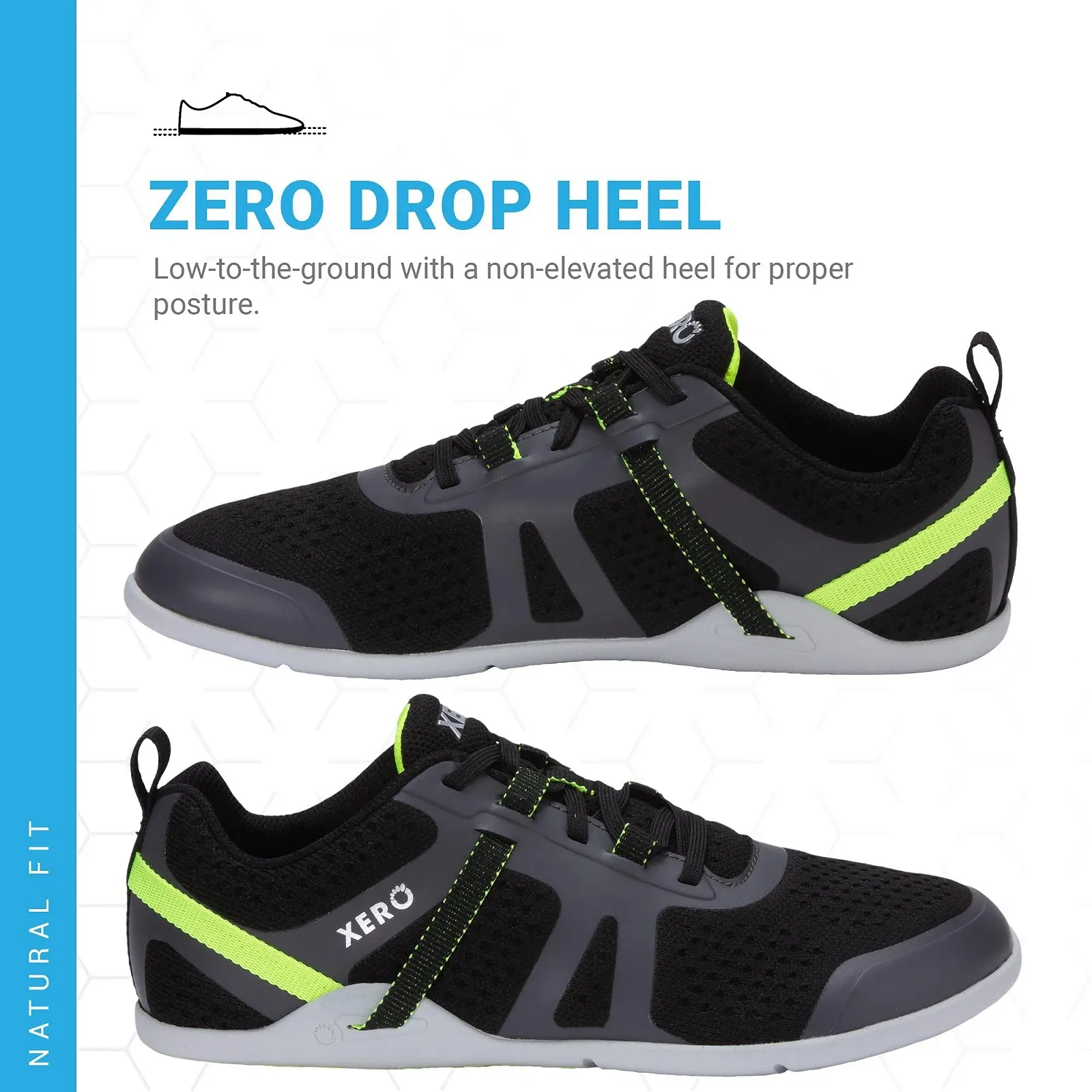 Чоловічі кросівки для крос-тренінгу Xero Shoes Prio - Зручні чоловічі кросівки для бігу, фото №3