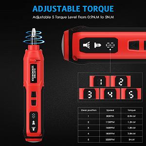 Викрутка Brifit Набір Акумуляторна Електрична Бездротова з LED-підсвіткою Для Ремонтів synthetic.ua - Фото 1