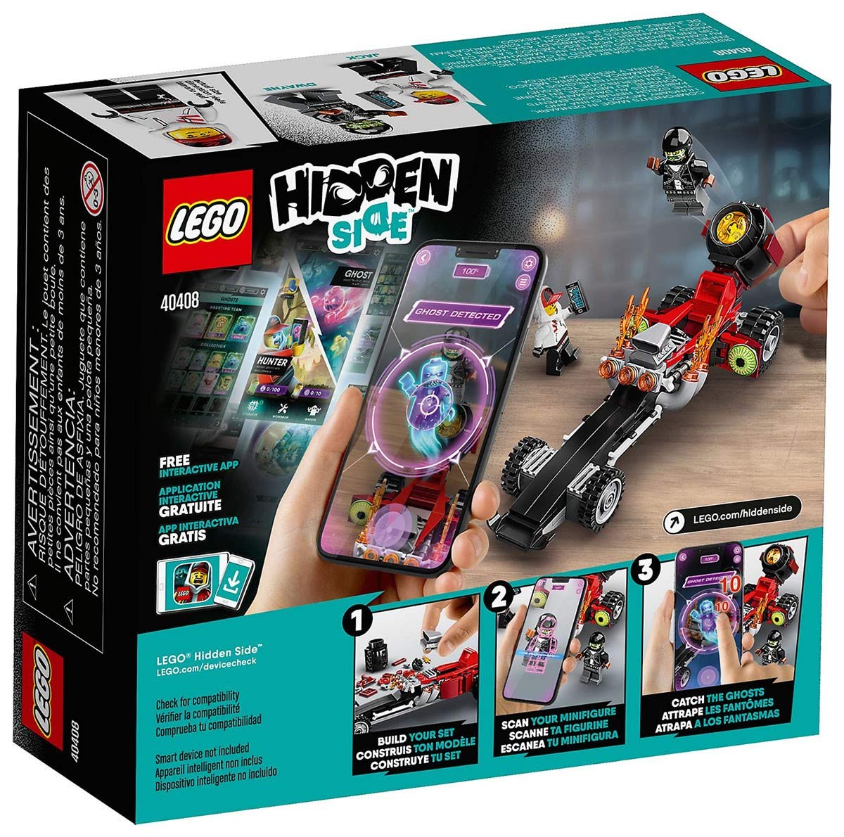 Ігровий набір LEGO Hidden Side 40408 Drag Racer Ексклюзивний 134 частини, фото №1