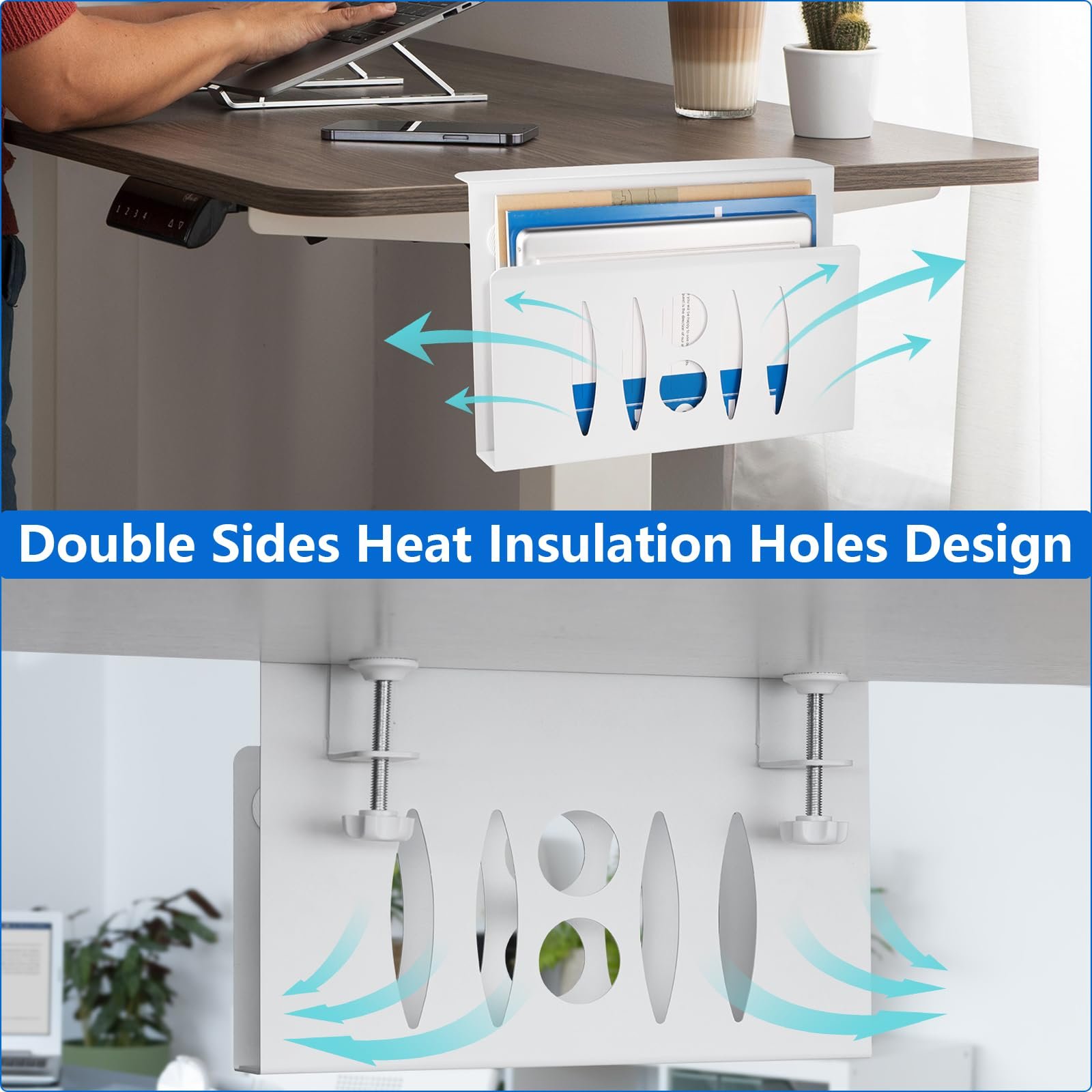 Подставка для ноутбука Сталь Белый, фото №2